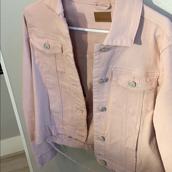Judy Bloom pink jean jacket from Mindy Maes Market - Picture 2 of 3